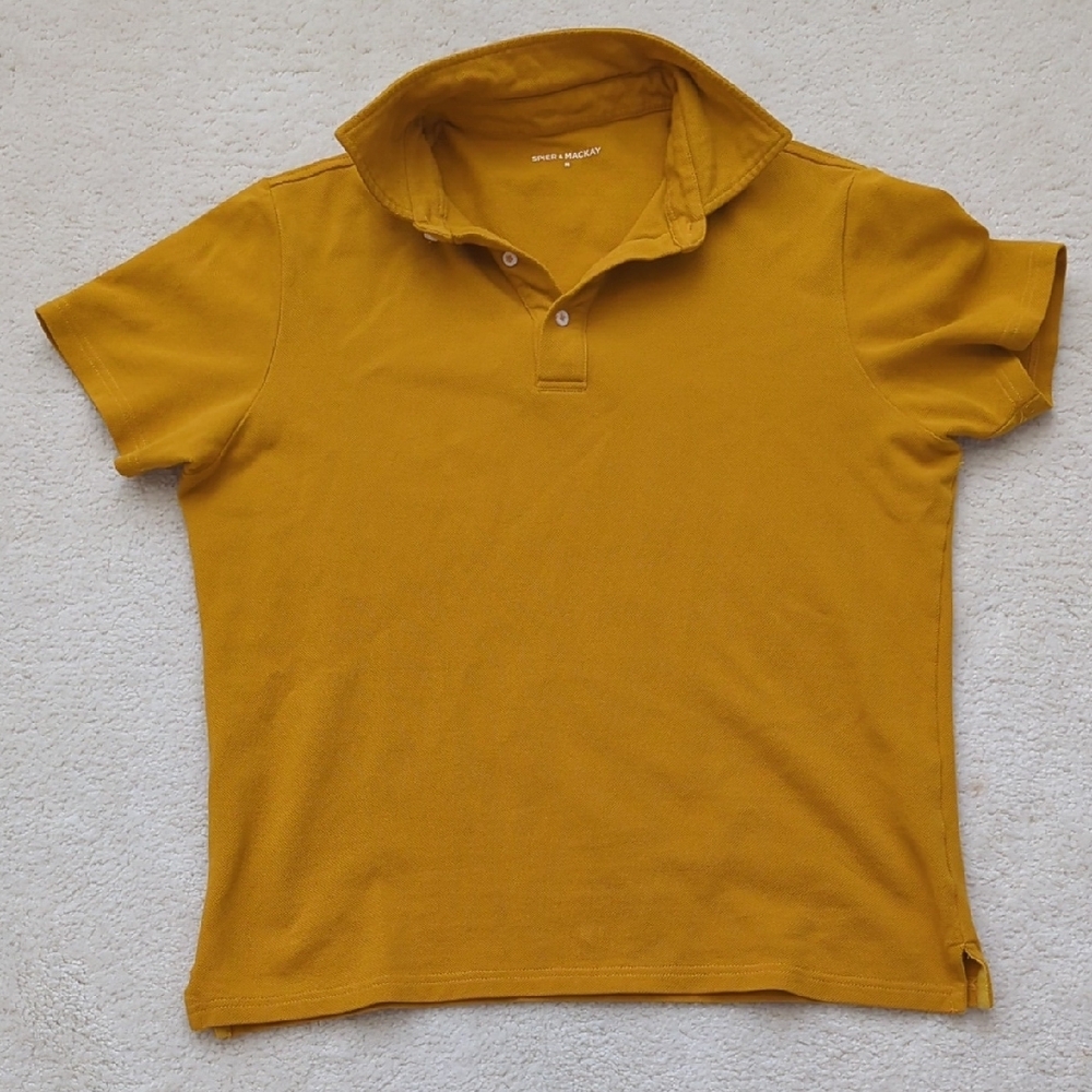 Men's Mustard Yellow Polo Shirt